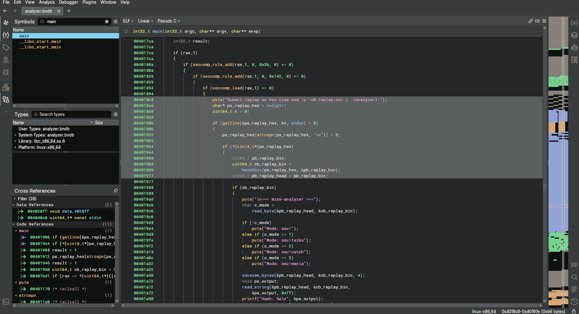 Functionality 1_main_func_hex_read_binja