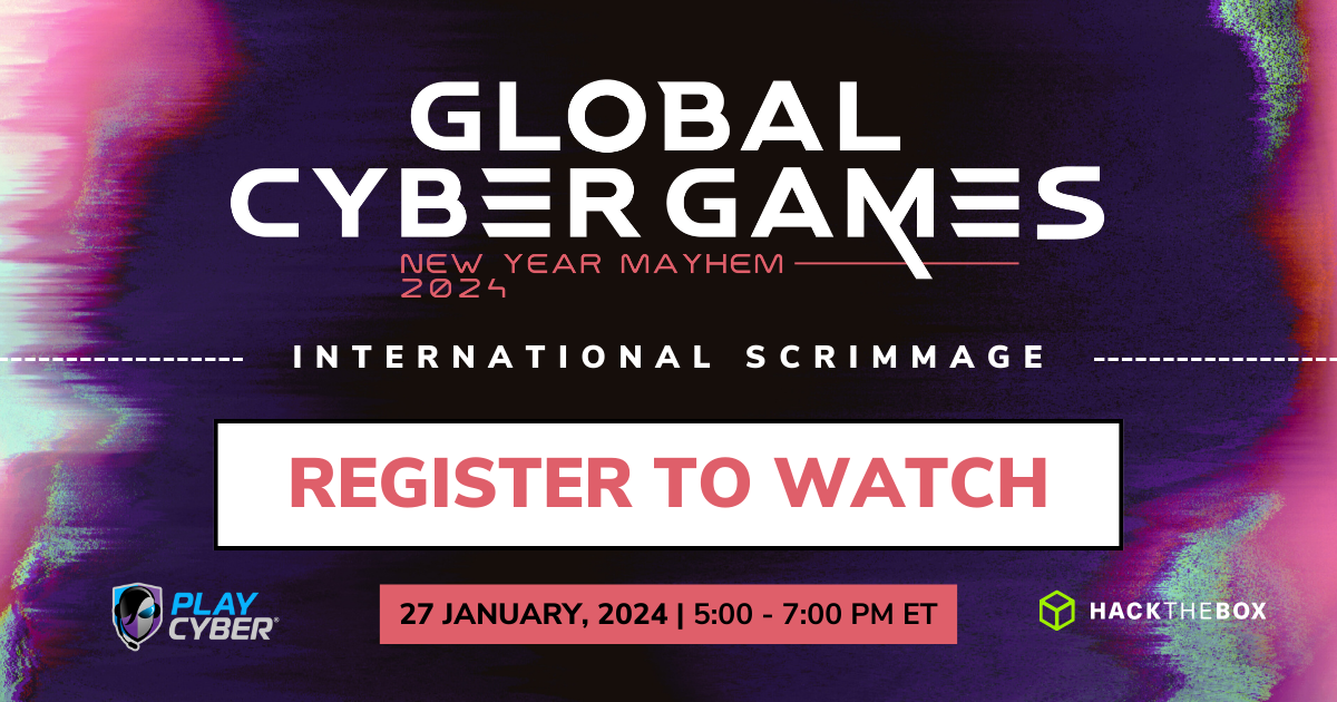 Global Cyber Games New Year Mayhem - January 27, 2024