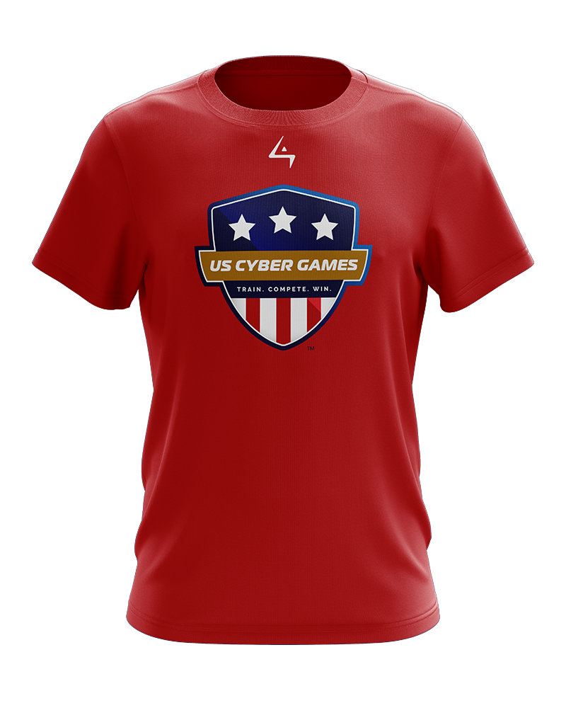 USCyberGames-T-Shirt-Red