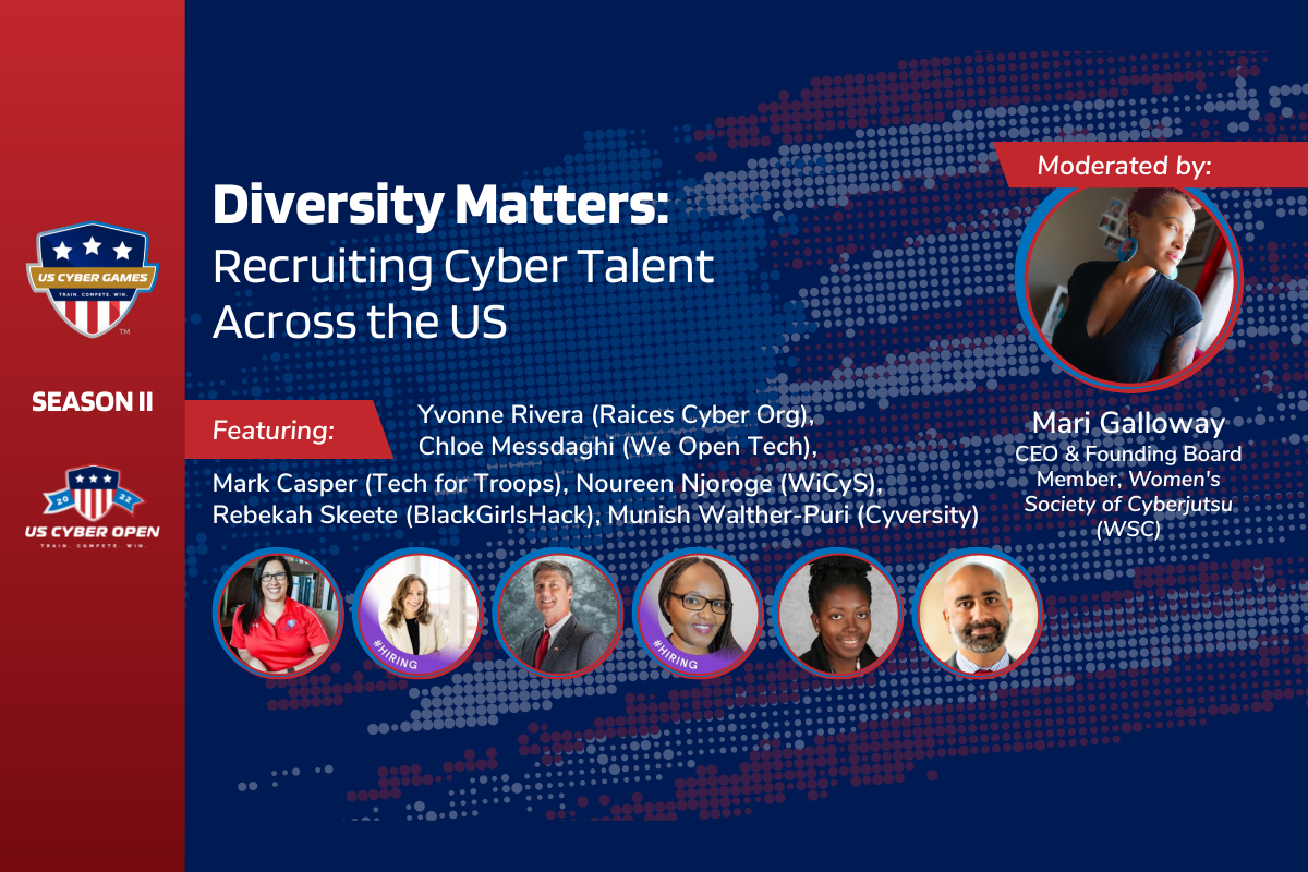 Season II US Cyber Games Open Kick-Off Diversity Matters Panel