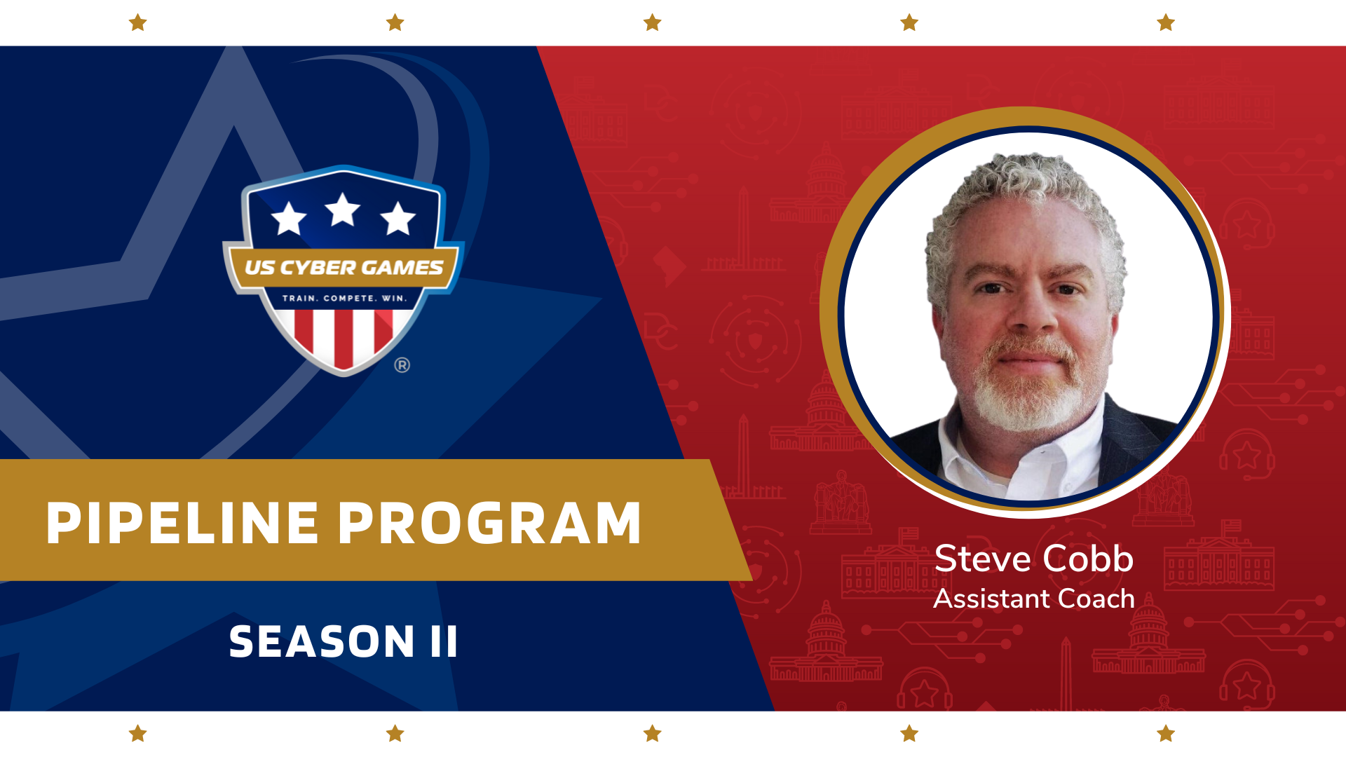 Watch the Season II, US Cyber Games Draft Day pipeline athlete selection with Steve Cobb, Season II, Assistant Coach