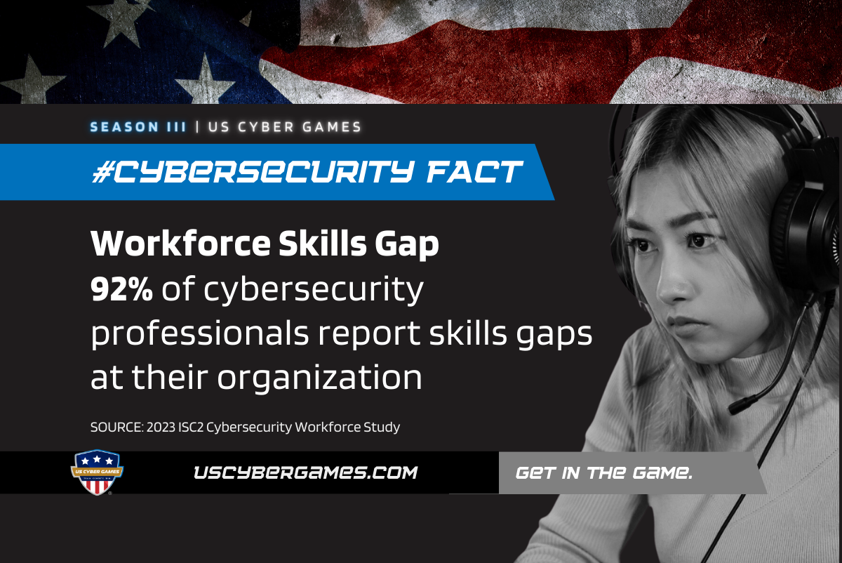 92% of cybersecurity professionals report a workforce skills gap