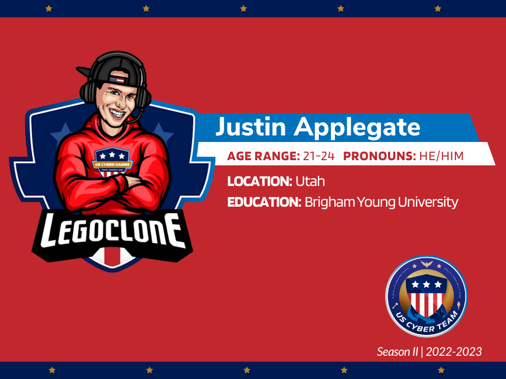 JUSTIN APPLEGATE