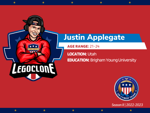 JUSTIN APPLEGATE